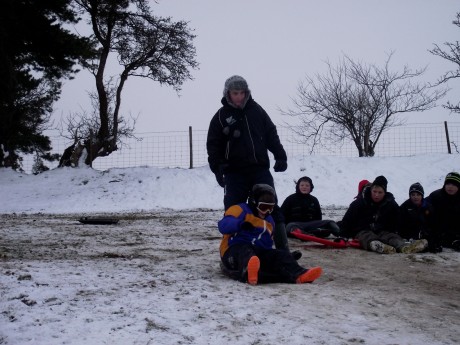 Sledging with friends Jan 2013