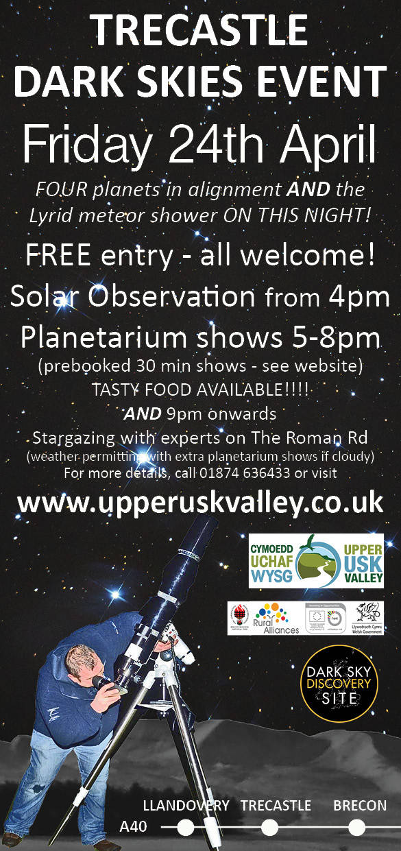 Trecastle Dark Skies Event 24th April 2015